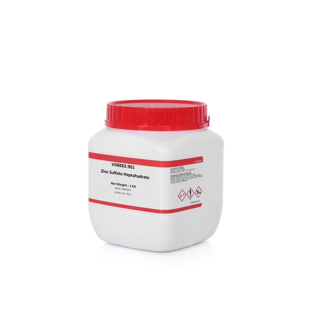 Çinko Sülfat  97% - Zinc Sulfate Heptahydrate 1KG