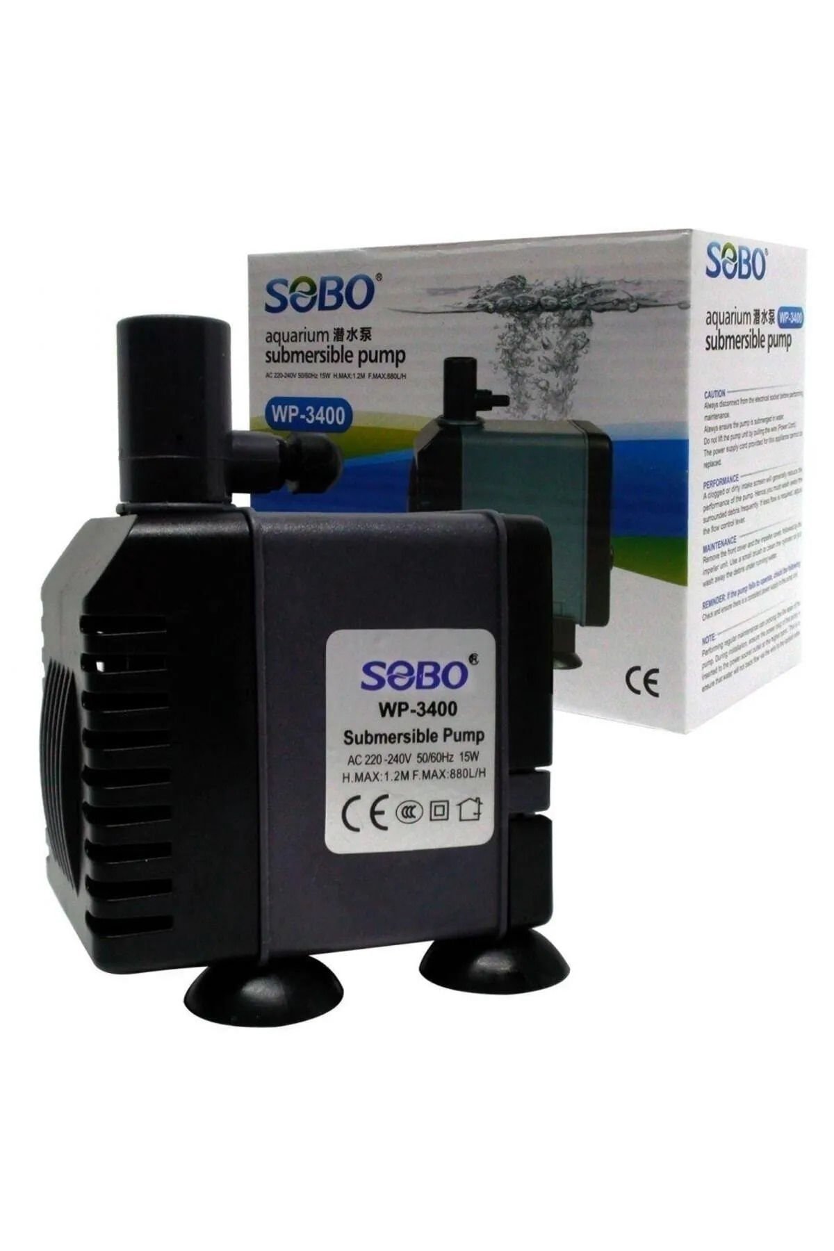 Sobo Wp-3400 880 lt/s Sump Kafa Motoru