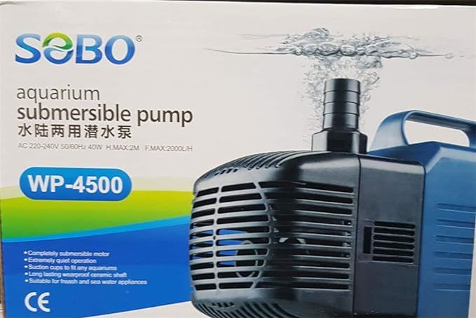 Sobo Wp-4500 Akvaryum Kafa (sump) Motoru, 2000 Litre/saat