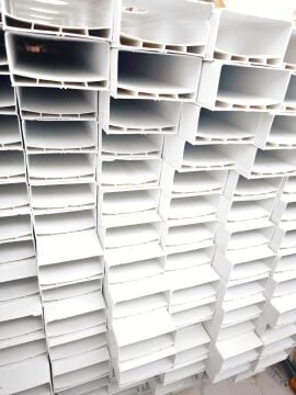 NFT KANAL  50*100mm -Hidroponik  Boru ( 1 -1,5-2- 2.5 MT )