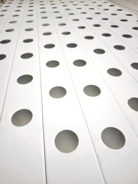 NFT KANAL  50*100mm -Hidroponik  Boru ( 1 -1,5-2- 2.5 MT )