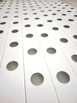 NFT KANAL  50*100mm -Hidroponik  Boru ( 1 -1,5-2- 2.5 MT )