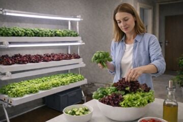 DİKEY TARIM LEDLİ TOPRAKSIZ TARIM HOBİ SİSTEMİ (KARGO DAHİL)