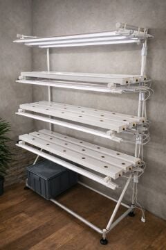 DİKEY TARIM LEDLİ TOPRAKSIZ TARIM HOBİ SİSTEMİ (KARGO DAHİL)