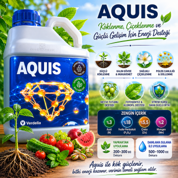 ''AQUİS'' Köklenme, Çiçeklenme ve Güçlü Gelişim 5LİTRE/7KG