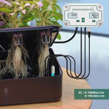OTOMATİK pH-EC DOZLAMA CİHAZI ONLİNE SİSTEM + PERİSTALTİK POMPA SETİ