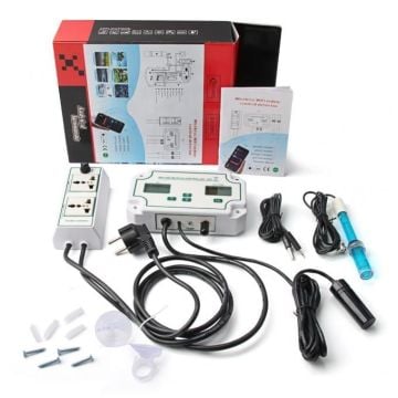 Otomatik pH-EC Dozlama Cihazı Wifili Sistem + Peristaltik Pompa Seti