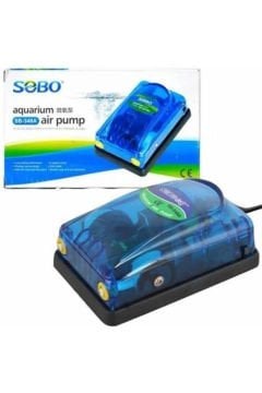 SOBO Çift Çıkışlı Hava Motoru 2x4l/dk 5w
