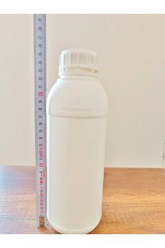 1 Litre Boş Bidon 5 Adet - Kilitli Kapaklı- Kalın Plastik