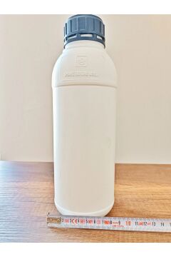 1 Litre Boş Bidon 5 Adet - Kilitli Kapaklı- Kalın Plastik