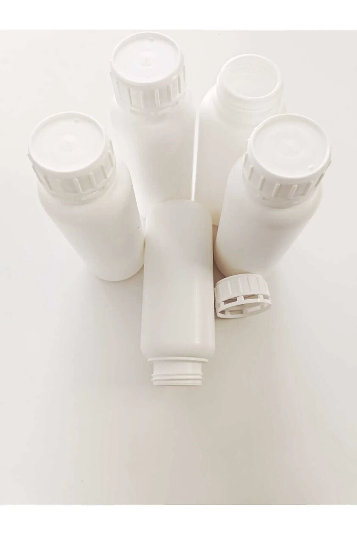 500 ML Boş Şişe X5 ADET - Kilitli Kapaklı- Kimyasala Uygundur