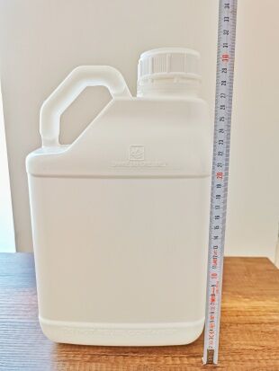 5 Litre Boş Bidon 4 Adet- Kilitli Kapaklı- Kalın Plastik