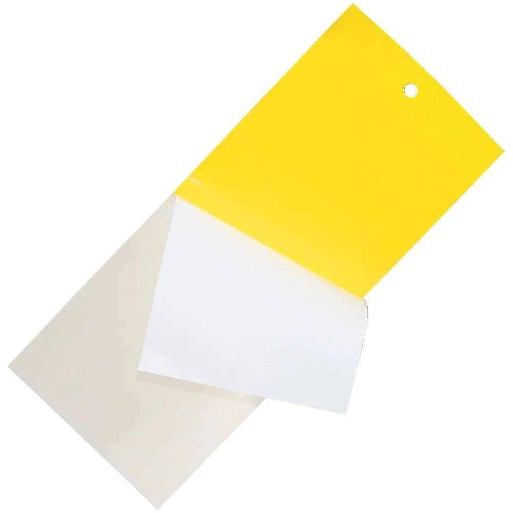 Sera Ve Bahçe İçin Sarı Yapışkan Levha Tuzak - Yapışkan Sinek Tuzağı - 20 Cm X 10 Cm - 10 Adet