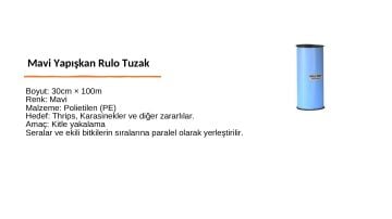 Mavi Yapışkan Rulo Tuzak