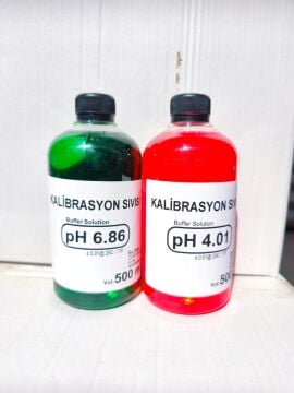 6.86-4.01 pH Metre  Kalibrasyon sıvısı 500X2 ml