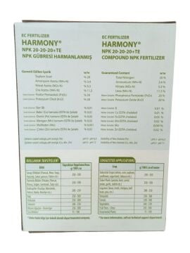 Harmony 20-20-20+TE 1 KG  Dr. Tarsa (Yaprak Gübresi)