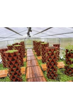 Dikey Tarla- Topraklı/Topraksız Bitki Üretim Kulesi